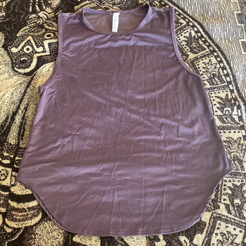 Purple/grey athletic shirt size: Medium/Large